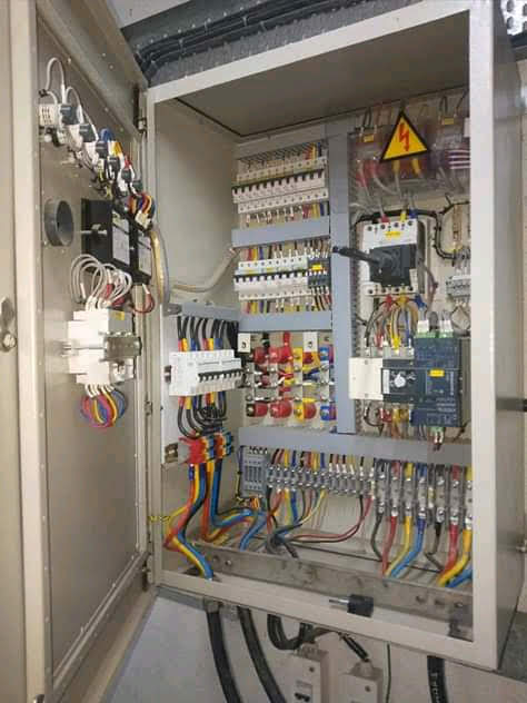 Industrial electrical control installation