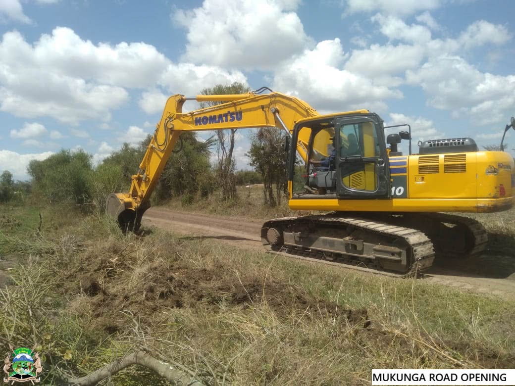 Excavator for civil engineering and earthworks in Kenya